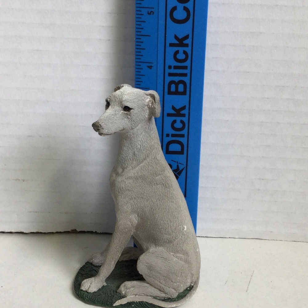 Stone Critters SC-448 Greyhound Realistic Resin Figurine Dog VTG - Picture 7 of 9